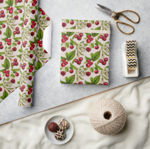 Vintage Cherries Wrapping Paper