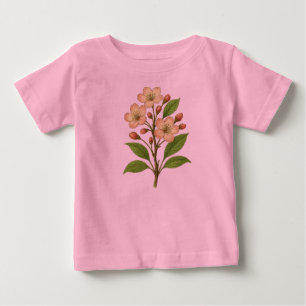 Vintage cherry blossom baby T-Shirt