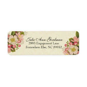 Vintage Cherry Blossom Elegant Lace