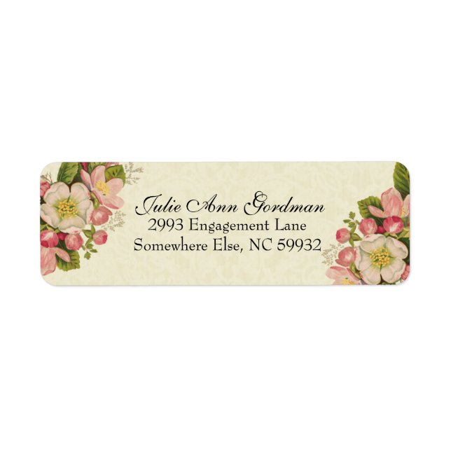 Vintage Cherry Blossom Elegant Lace (Front)