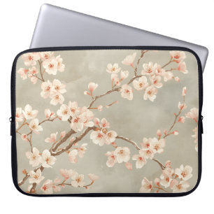 Vintage Cherry Blossom Sakura Branch Laptop Sleeve