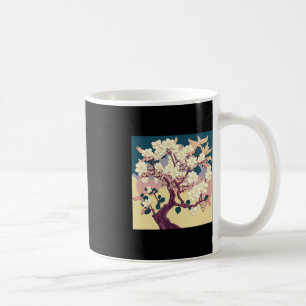 Vintage Cherry Blossom Sakura Japanese Art Anime Coffee Mug