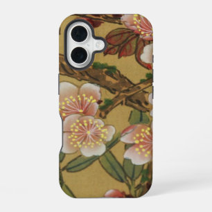 Vintage Cherry Blossoms Asian Japanese Flowers iPhone 16 Case