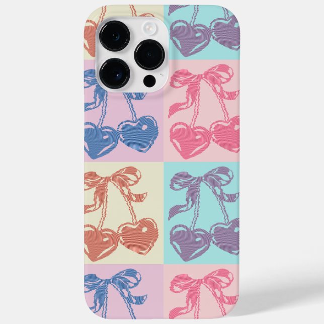 Vintage Cherry bow Case-Mate iPhone Case (Back)