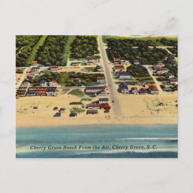 Vintage, Cherry Grove Beach, South Carolina Postcard (Front)