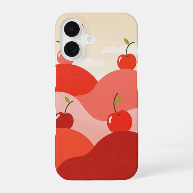Vintage Cherry Hills iPhone 16 Case (Back)