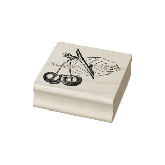 Vintage Cherry Stamp