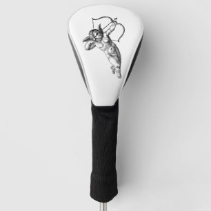Vintage Cherub Cupid Love Golf Head Cover