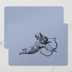 Vintage Cherub Cupid Love Invitation