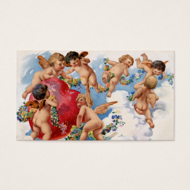 Vintage Cherub Valentine Love Notes - Bigger (Front)