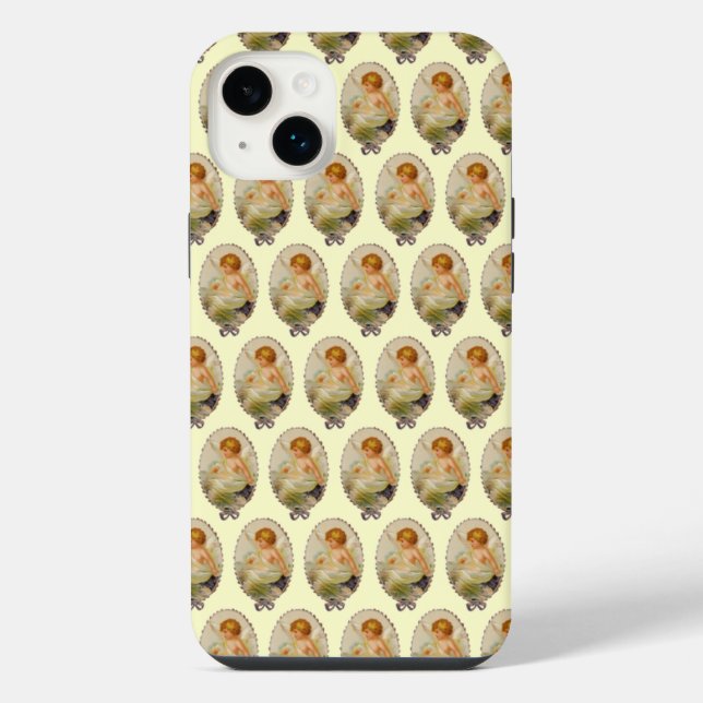 Vintage Cherubs iPhone Case (Back)