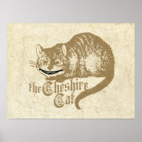 Vintage Cheshire Cat Illustration