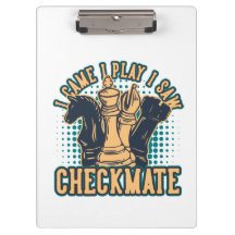 Vintage Chess Checkmate Quote