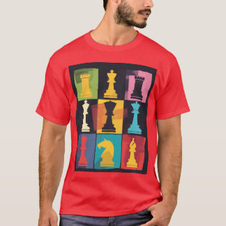 Vintage Chess Player Chess tactician master Chess  T-Shirt