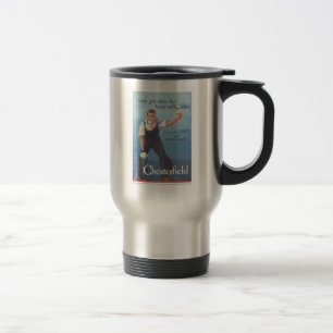 Vintage Chesterfield Cigarettes Advertisement Travel Mug