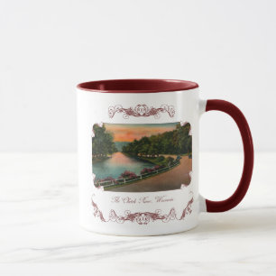 Vintage Chetek River Wisconsin Coffee Mug