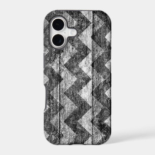 Vintage Chevron Wood Abstract #4