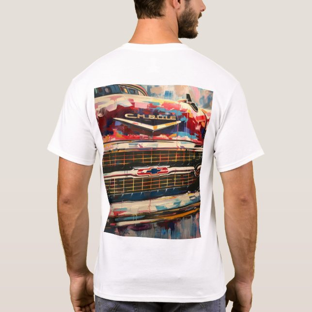 Vintage Chevy Truck Graphic T-Shirt (Back)