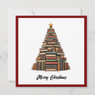 Vintage Chic Fun Colourful Christmas Holiday Card
