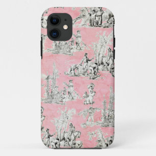 Vintage Chic Pink Toile Floral iPhone 5 5S iPhone 11 Case