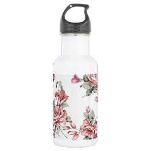 Vintage Chic  Shabby Girly Flowers 532 Ml Water Bottle