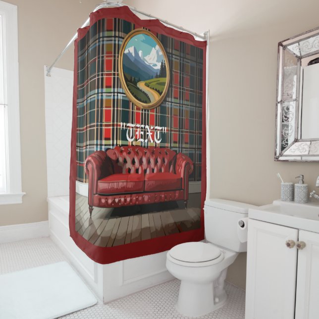 Vintage Chic Shower Curtain (In Situ)