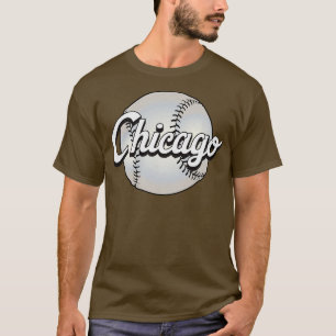 Vintage Chicago Baseball Baseball Team Gift T-Shirt