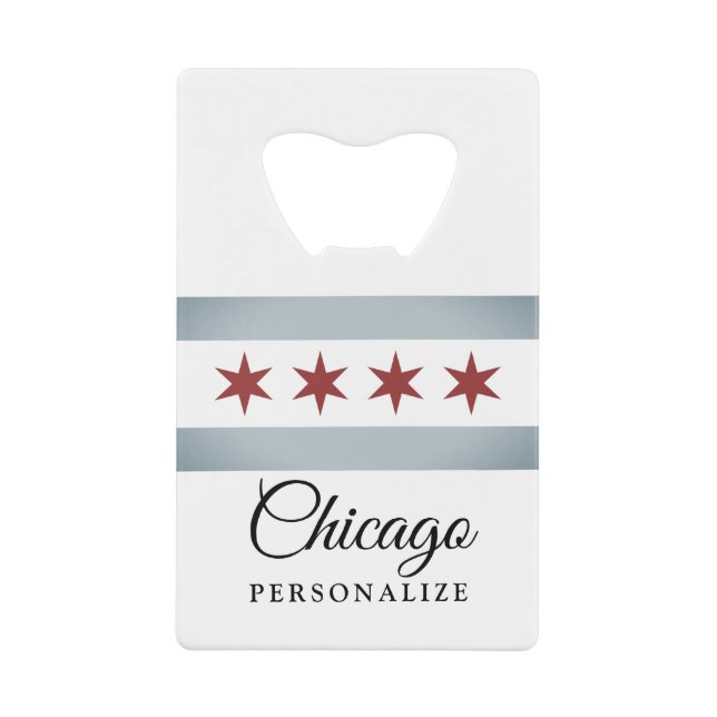 Vintage Chicago city flag custom name (Front)
