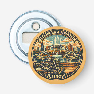 Vintage Chicago Cruiser Buckingham Fountain Bottle Opener