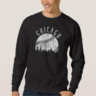 Vintage Chicago Illinois Skyline Apparel Sweatshirt