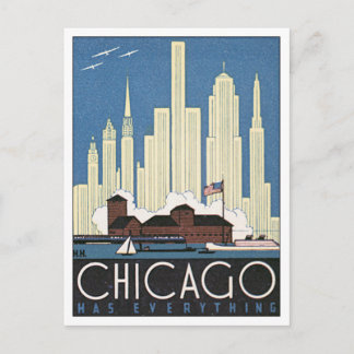 Vintage Chicago Illinois USA Postcard