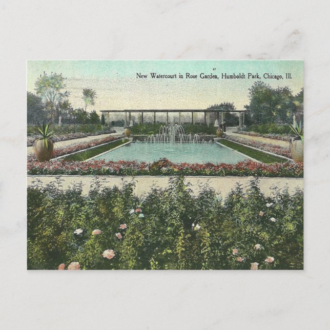 Vintage Chicago Park Postcard (Front)