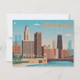 Vintage Chicago Postcard