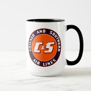 Vintage Chicago & Southern Airlines Mug