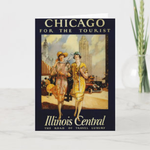 Vintage Chicago, USA - Card