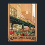Vintage Chicago, USA - Postcard<br><div class="desc">Chicago is the third most populous city in the United States. Located in the State of Illinois, the city has approximately 2.7 million residents. Its metropolitan area, sometimes called "Chicagoland", is the third-largest in the United States, after New York City and Los Angeles, with an estimated 9.8 million people. Chicago...</div>