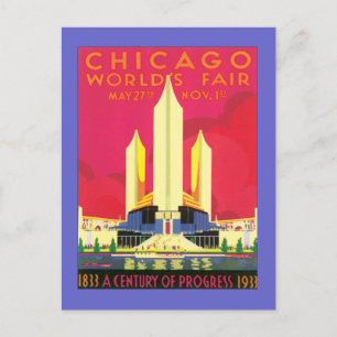 Vintage Chicago World's Fair Postcard