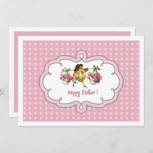 Vintage Chick Custom Easter Brunch  Invitation