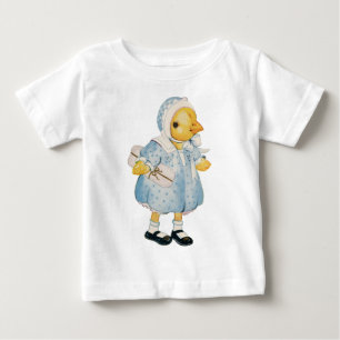 Vintage Chick in a Dress Baby T-Shirt