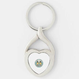 Vintage Chick Or Treat Halloween Chicks Design_1 Key Ring
