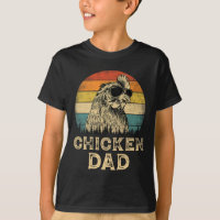 Vintage Chicken Dad Chicken Lovers Daddy Father&#;