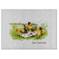 Vintage Chicken Family. Easter Gift