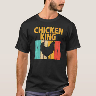 Vintage Chicken For Men Grandpa Chicken Farming T-Shirt