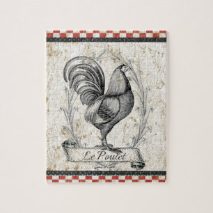 Vintage Chicken Jigsaw Puzzle