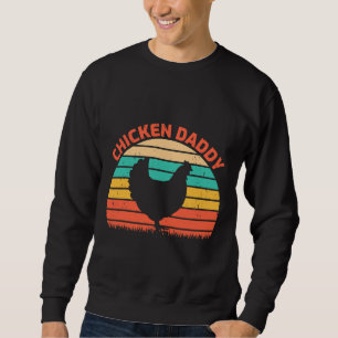 Vintage Chicken Lover Farmer Retro Sweatshirt