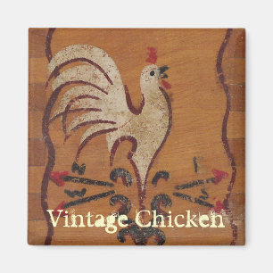 Vintage Chicken Magnet