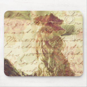 Vintage Chicken Mouse Mat