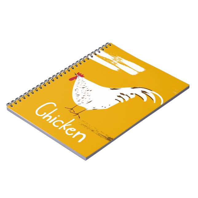 Vintage Chicken Notebook (Left Side)