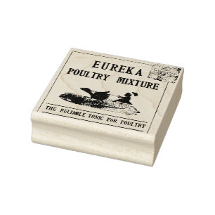 Vintage Chicken Stamp