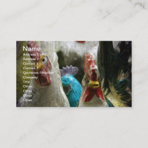 Vintage Chickens Business Card